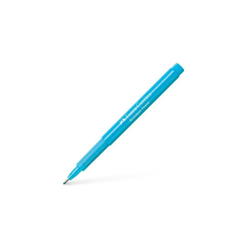 (155458) FABER CASTELL ROTULADOR BROADPEN PASTEL 0.8MM AZUL