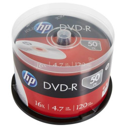 (69316) HEWLETT PACKARD HP DVD-R 4.7GB, 16X / TARRINA DE 50 UNIDADES