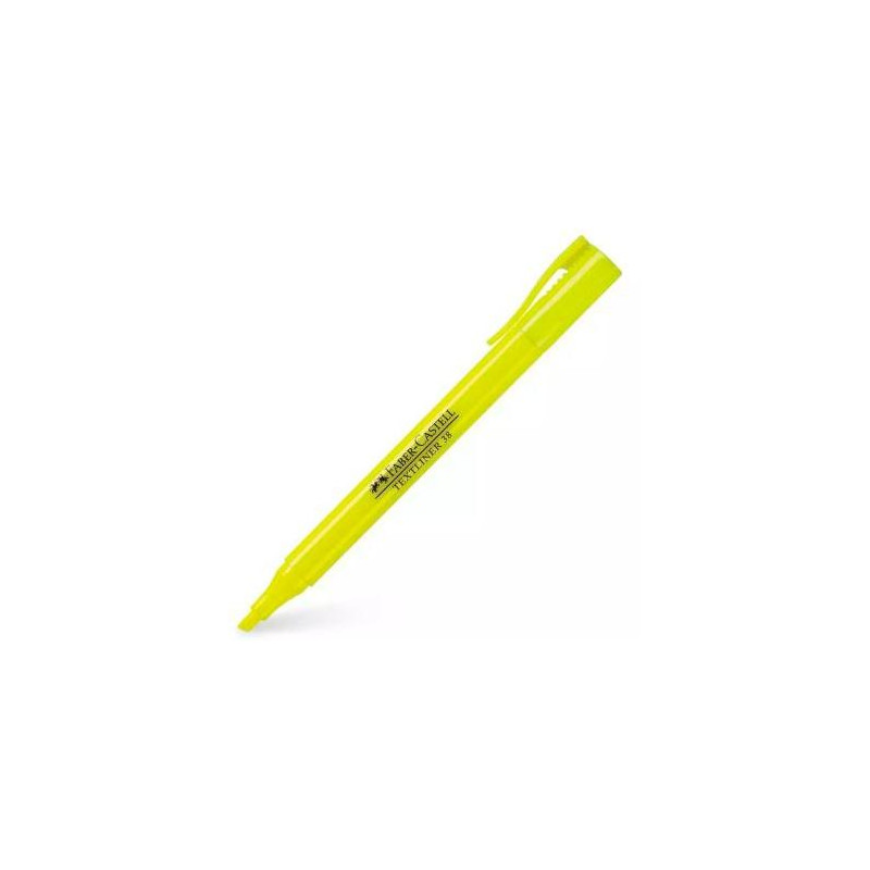 (157707) FABER CASTELL MARCADOR FLUORESCENTE TEXTLINER 38 AMARILLO
