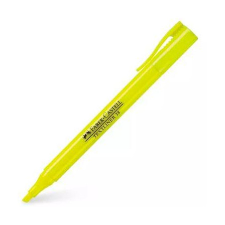(157707) FABER CASTELL MARCADOR FLUORESCENTE TEXTLINER 38 AMARILLO