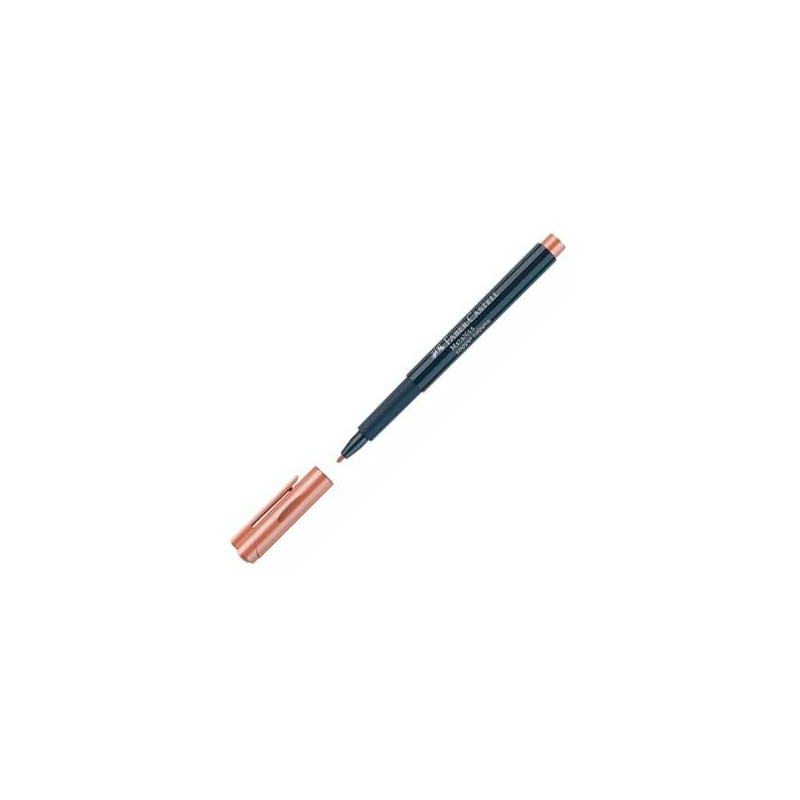 (160752) FABER CASTELL ROTULADOR PUNTA DE FIBRA METALLICS MARKER COPPER CABANA