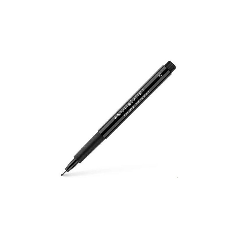 (167399) FABER CASTELL ROTULADOR PERMANENTE PITT ARTIST PEN FINELINER M 0.7MM NEGRO