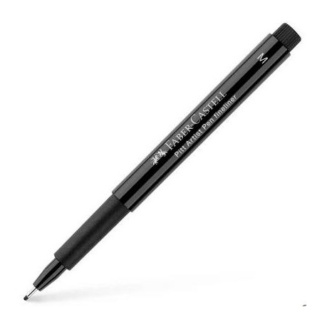 (167399) FABER CASTELL ROTULADOR PERMANENTE PITT ARTIST PEN FINELINER M 0.7MM NEGRO