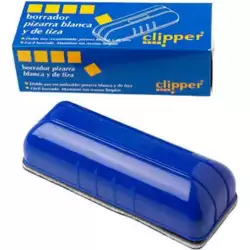 (PP0198) ALPINO BORRADOR PIZARRA BLANCA Y NEGRA CLIPPER