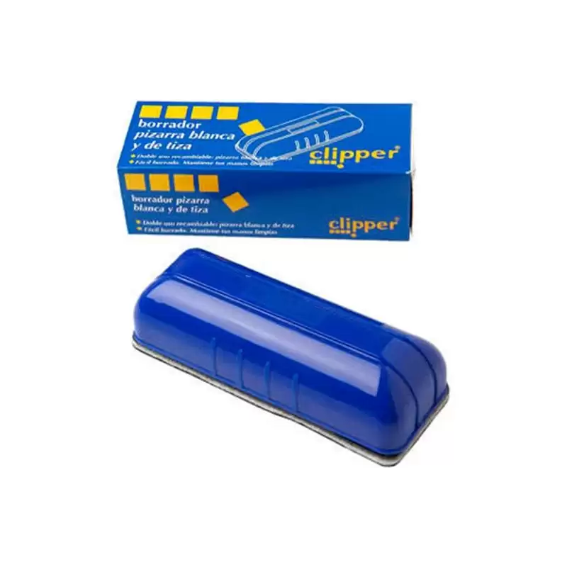 (PP0198) ALPINO BORRADOR PIZARRA BLANCA Y NEGRA CLIPPER