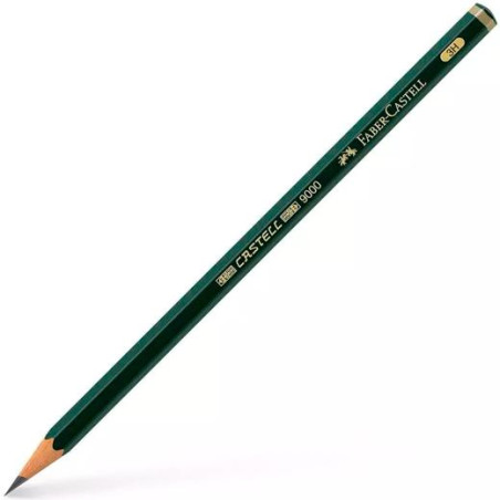 (B-9000-3H) FABER CASTELL LÁPIZ DE GRAFITO 9000 3H BLÍSTER