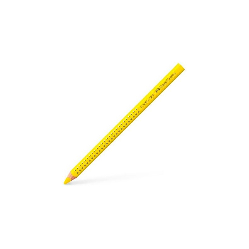 (110907) FABER CASTELL LÁPICES DE COLORES JUMBO GRIP UNICOLOR AMARILLO CADMIO