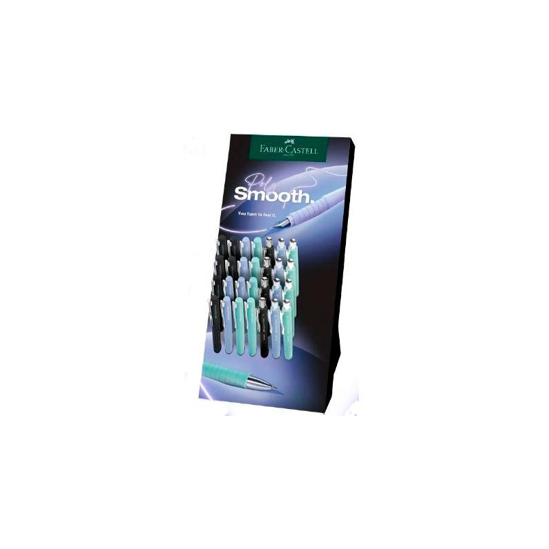 (241014) FABER CASTELL EXPOSITOR 16 PLUMAS POLY PEN + 12 BOLÍGRAFOS POLY BALL SURTIDO 2025