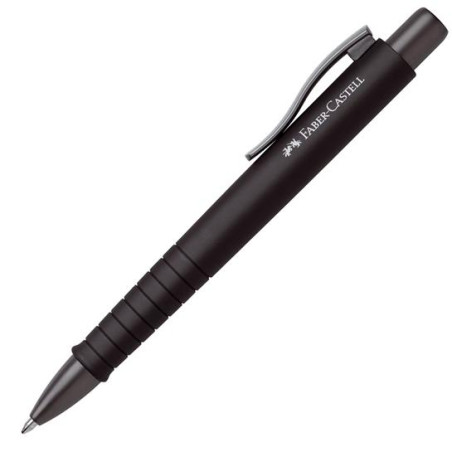 (241190) FABER CASTELL BOLÍGRAFO POLY BALL URBAN TINTA AZUL XB RECARGABLE NEGRO