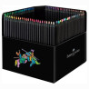(116411) FABER CASTELL LÁPICES DE COLORES BLACK EDITION C/SURTIDOS ESTUCHE CARTÓN CON SOPORTE 100 UD