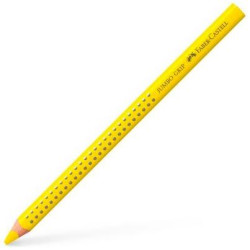 (110907) FABER CASTELL LÁPICES DE COLORES JUMBO GRIP UNICOLOR AMARILLO CADMIO