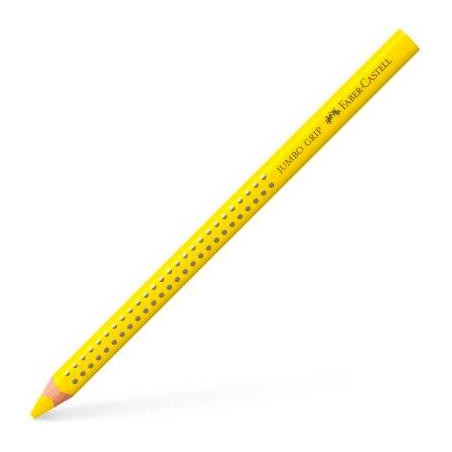 (110907) FABER CASTELL LÁPICES DE COLORES JUMBO GRIP UNICOLOR AMARILLO CADMIO