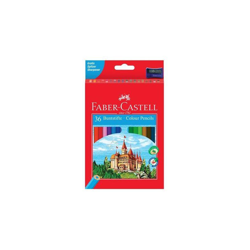(120136) FABER CASTELL LÁPICES DE COLORES CLASSIC C/SURTIDOS ESTUCHE 36 UD