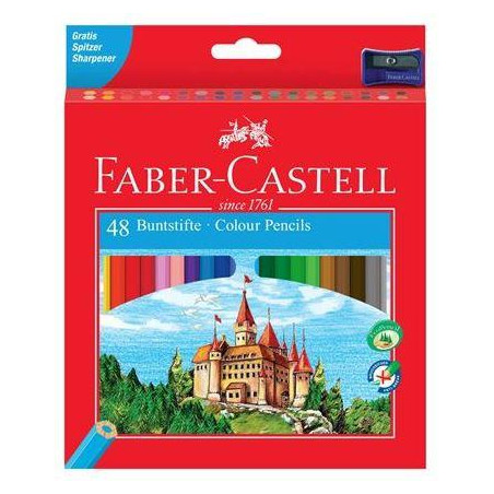 (120148) FABER CASTELL LÁPICES DE COLORES CLASSIC C/SURTIDOS ESTUCHE 48 UD