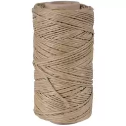 (13125) APLI BOBINA DE CUERDA DE CÁÑAMO 80M 100GR MARRÓN