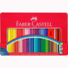 (112448) FABER CASTELL LÁPICES COLOUR GRIP + ACCESORIOS C/SURTIDOS ESTUCHE DE METAL 48 UD