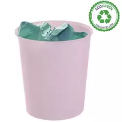 (2001 RS PS) ARCHIVO 2000 PAPELERA ECOGREEN 18 LITROS 240X310MM RECICLADO ROSA PASTEL