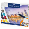 (169736) FABER CASTELL ACUARELAS EN PASTILLAS CREATIVE STUDIO COLORES SURTIDOS ESTUCHE 36 UD