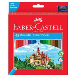 (120148) FABER CASTELL LÁPICES DE COLORES CLASSIC C/SURTIDOS ESTUCHE 48 UD