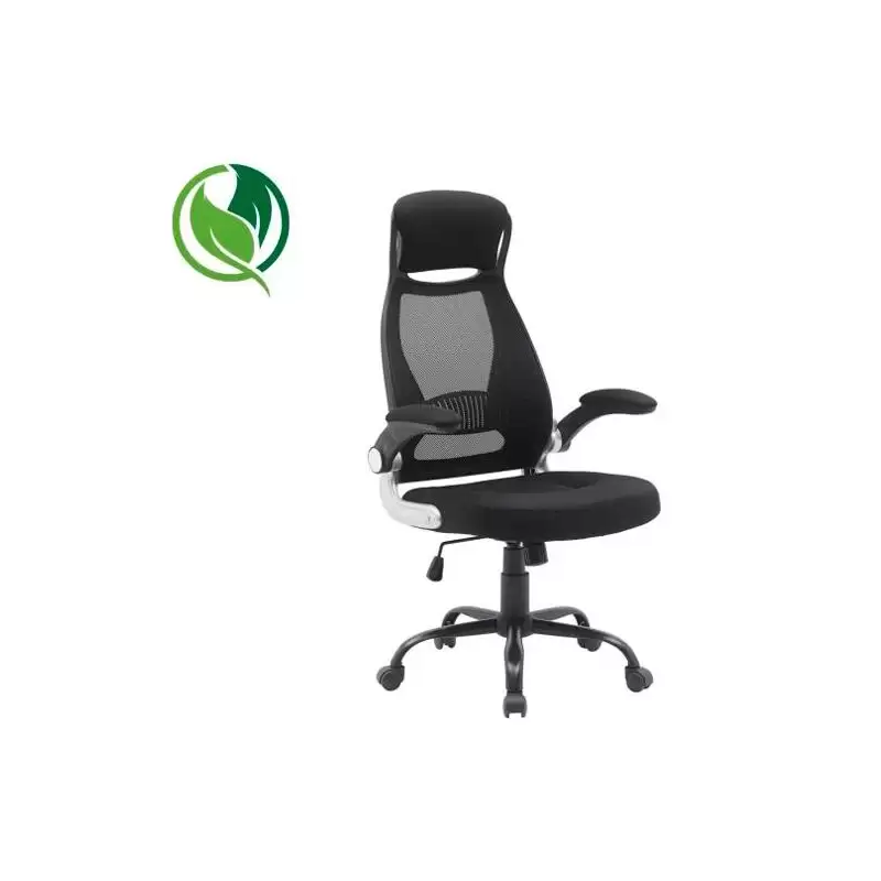 (6493 NE) ARCHIVO 2000 SILLA OPERATIVA BARBANTESA BASCULANTE RESPALDO ERGONOMICO C/REPOSACABEZAS NEGRO