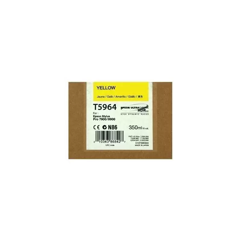 (C13T596400) EPSON CARTUCHO DE TINTA AMARILLO STYLUS PHOTO SP 7700/7890/7900/WT7900/9700/9890/9900
