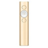 (910-004862) LOGITECH PUNTERO LASER SPOTLIGHT, INALÁMBRICO, 30 M., DE COLOR DORADO
