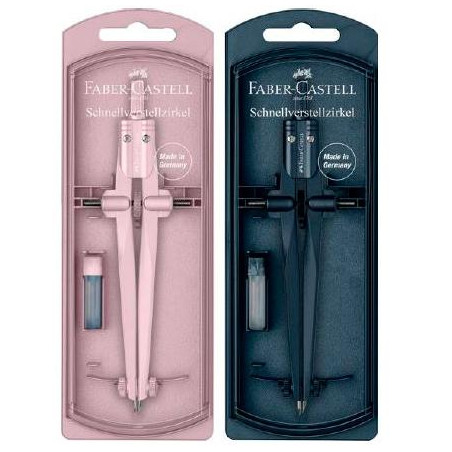 (174545) FABER CASTELL COMPÁS DE AJUSTE RÁPIDO STREAM 2025 SURTIDOS