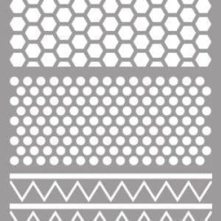 (090014) LA PAJARITA STENCIL ST-14 PLANTILLA DECORATIVA MODELO TEXTURES