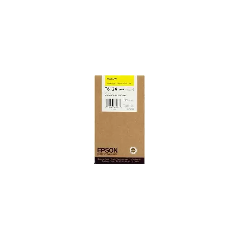(C13T612400) EPSON TINTA  GF STYLUS PHOTO 7450/9450/7400/9400 CARTUCHO AMARILLO ALTA CAPACIDAD