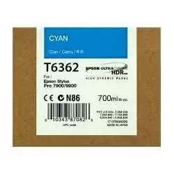 (C13T636200) EPSON GF STYLUS PHOTO 7900/9900 CARTUCHO CIAN