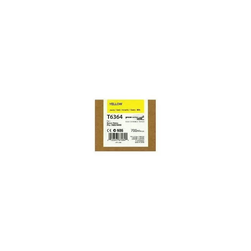 (C13T636400) EPSON GF STYLUS PHOTO 7900/9900 CARTUCHO AMARILLO