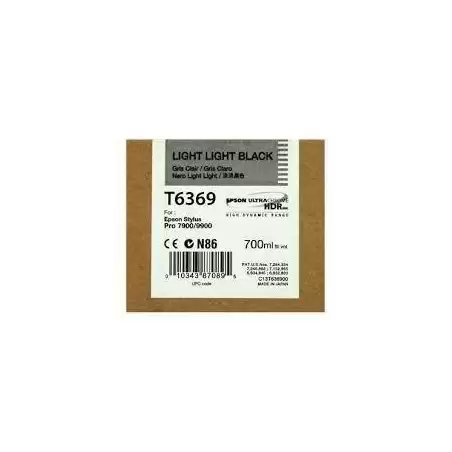 (C13T636900) EPSON GF STYLUS PHOTO 7900/9900 CARTUCHO GRIS CLARO