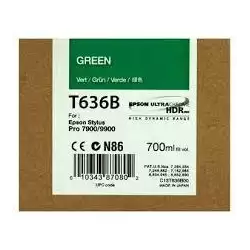 (C13T636B00) EPSON GF STYLUS PHOTO 7900/9900 CARTUCHO VERDE