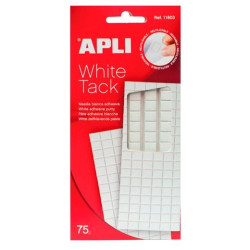 (11803) APLI MASILLA PRECORTADA REMOVIBLE WHITE TACK 75GR BLANCO