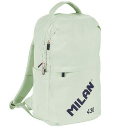 (624201SNCGR) MILAN MOCHILA URBANA COMPACTA CON CIERRE DE SEGURIDAD 15L COLECCIÓN 430 SINCE 1918 VERDE