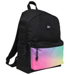 (624605SNK1) MILAN MOCHILA URBANA CLÁSICA 2 CREMALLERAS 22L SUNSET NEGRO