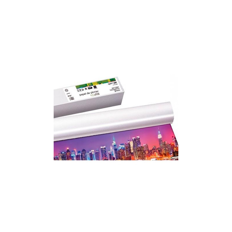 (16114) FABRISA ROLLO DE PAPEL PARA PLOTTER (42") 1067X50MM X 30M 180GR BLANCO GLOSSY FOTOGRÁFICO BRILLO