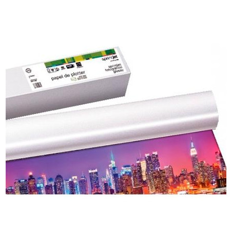 (16114) FABRISA ROLLO DE PAPEL PARA PLOTTER (42") 1067X50MM X 30M 180GR BLANCO GLOSSY FOTOGRÁFICO BRILLO