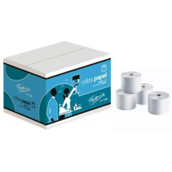 (16179) FABRISA ROLLO AUTOCOPIATIVO - PAPEL OFFSET DE ALTA BLANCURA COPIATIVO - 57GR./M2 - 75MMX65MM - MANDRIL 12MM - 10UD. -