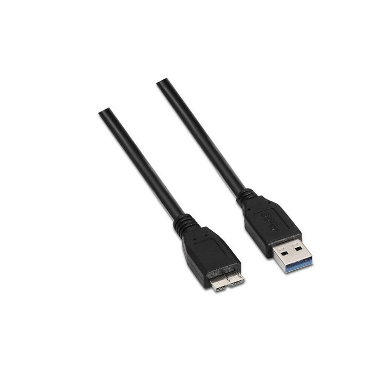 (A105-0043) AISENS CABLE USB 3.0 TIPO A/M - MICRO B/M NEGRO 1