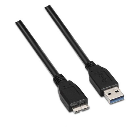 (A105-0043) AISENS CABLE USB 3.0 TIPO A/M - MICRO B/M NEGRO 1