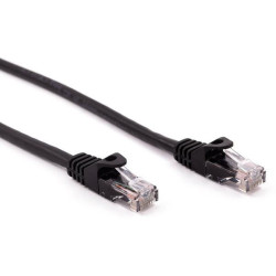 (NXCRJ4501) NILOX CABLE RED LATIGUILLO RJ45 CAT.6 UTP NEGRO, 1.0 M