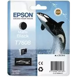 (C13T76084010) EPSON SURECOLOR SC P600 CARTUCHO NEGRO MATE