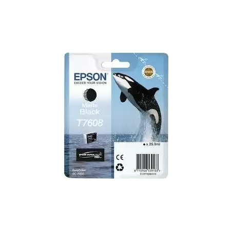 (C13T76084010) EPSON SURECOLOR SC P600 CARTUCHO NEGRO MATE