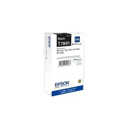 (C13T789140) EPSON CARTUCHO NEGRO XXL 4000 PAGINAS WORKFORCE PRO WF-5XXX SERIES