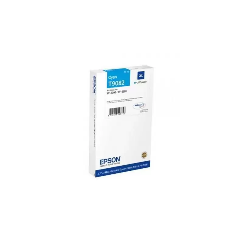 (C13T908240) EPSON WORKFORCE PRO WF-6090DW / WORKFORCE PRO WF-6590DWF CARTUCHO DE TINTA CIAN XL (C13T90824N)