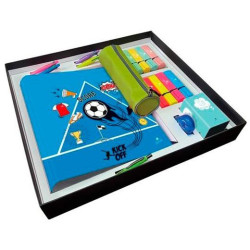 (SET-284FD) MARIOLA SET DE REGALO PREMIUM CARPETA 4 ANILLAS 25MM DEPORTES MODELOS SURTIDOS