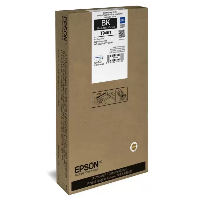(C13T946140) EPSON TINTA NEGRO WORKFORCE PRO WF-C5290DW