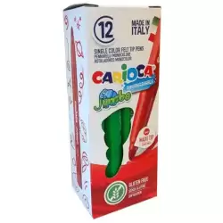 (4013004) CARIOCA ROTULADOR JUMBO PUNTA MAXI VERDE CAJA 12 UD