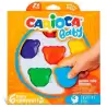 (42956) CARIOCA CERAS TEDDY 1+ CON FORMA DE OSITO COLORES SURTIDOS ESTUCHE 6 UD